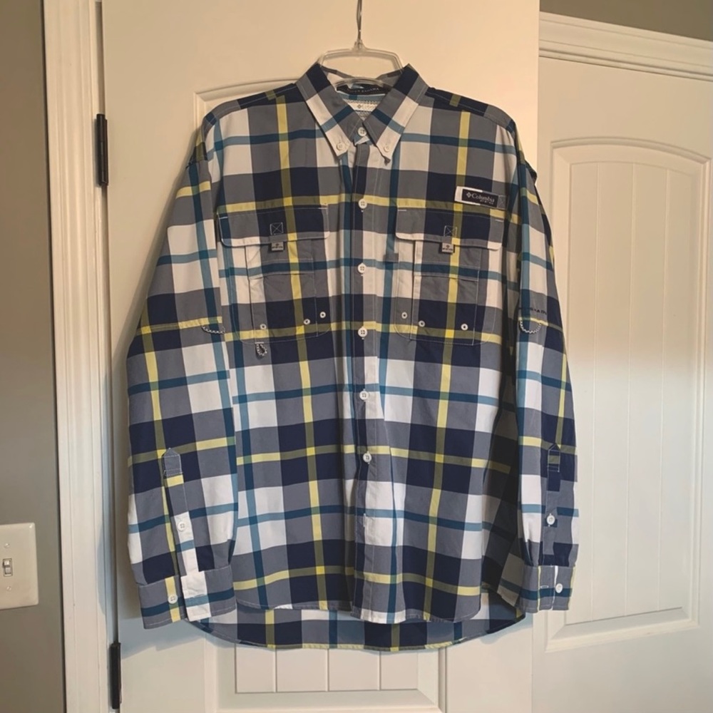 NWOT Men’s Columbia Super Bahama PFG Shirt Medium